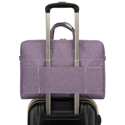 DACHEE Laptop Shoulder Bag for 15 Inch/15.6 Inch Macbook Pro - color: New Purple