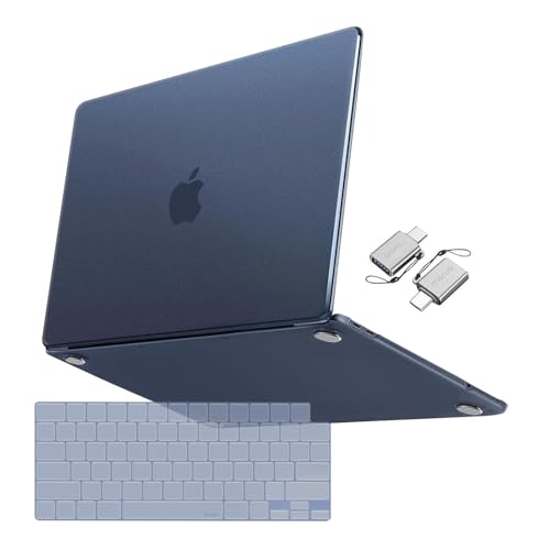 MOSISO Compatible with MacBook Neo Case 13 inch 2026 A3404 A18 Pro Chip | Ultra-Thin Precision Fit Scratch & Fingerprint Resistant Hard Shell Case&TPU Keyboard Cover&Type C, Indigo Clear - color: Indigo Clear