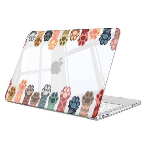 Fintie Case for MacBook Neo 13 Inch A3404 2026, Cat Paw | Snap-On Hard Shell Cover, Ultra-Thin, Slim Fit, Lightweight - color: Cat Paw