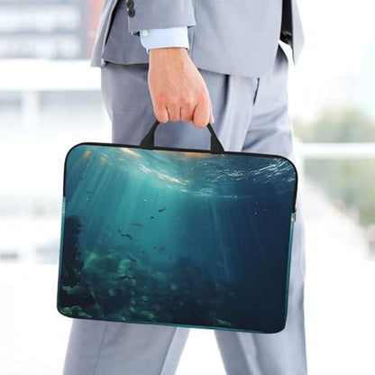 14 Inch Laptop Sleeve Case Waterproof Lightweight Laptop Case Bag Sea Travel Laptop Bags With Handle Briefcase Messenger Bag For Women Men