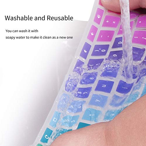 Colorful HP ProBook Keyboard Cover for 14 inch HP ProBook 440 G5 G6 G7, HP ProBook x360 440 G1 14", HP ProBook 430 G5 14", HP ProBook 640 G4 G5 14" Notebook Skin(Not Fit ProBook 440 445 G11), Rainbow - color: Rainbow