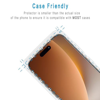 2 Pack Anti Blue Light Screen Protector for iPhone 16 Pro Max 6.9 Inch Eye Protection Tempered Glass Film, Easy to Install, Bubble Free - size: iPhone 16 Pro Max 6.9-inch