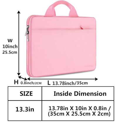 Hseok Laptop Sleeve 13-14 Inch Case Briefcase Compatible with MacBook Neo Pro 14 M5/M4/M3/M2/M1, All Models 13.3 Mac Air/Pro, XPS 13 14, Most Popular 13"-14" Notebooks,P01K01 - color: P01K01, size: 13"-14"