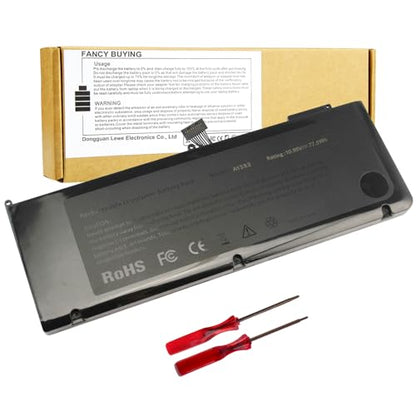 A1382 A1286 Laptop Battery for 15 inch MacBook Pro 8,2 9,1 MacBook Pro Battery A1286 (Mid 2012 Early 2011 Late 2011) MC721LL/A, MC723LL/A, MD035LL/A, MD318LL/A, MD322LL/A, MD103LL/A, MD104LL/A - size: 11.13*2.7*0.3inch A1382