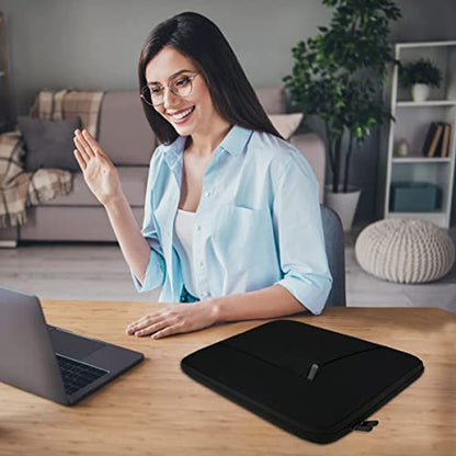 Laptop Sleeve case 14 inch, Protective Soft Padded Computer Carrying Bag | Laptop Sleeve with Front Pocket, Durable Briefcase Handbags Computer Bag for 15.6 inch HP, Dell, Acer, Asus, Notebook - color: Black, size: 14 inch