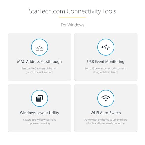 StarTech.com USB-C Docking Station for MacBook Pro M1 M2 M3 M4 and Windows, 4K 60Hz HDMI or 1080p VGA Video, USB 10Gbps Hub, 100W Laptop Charging, GbE, 1ft/30cm Cable - size: single HDMI or VGA, style: 2 x USB-A | 1 x USB-C