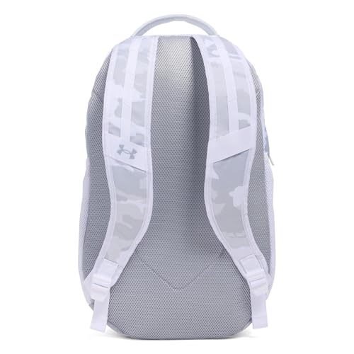 Under Armour Hustle 6.0 Backpack, Mod Gray/Metallic Silver, One Size - color: Mod Gray/Metallic Silver, size: One Size
