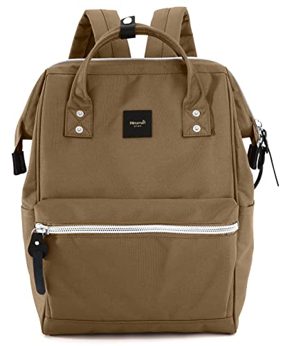 himawari Laptop Backpack for Women & Men 16 Inch - Water Resistant Anti-Theft Travel Backpack with USB Charging Port, Large Business Computer Bag for College (1881-mocha) - color: 1881-mocha, size: Standard