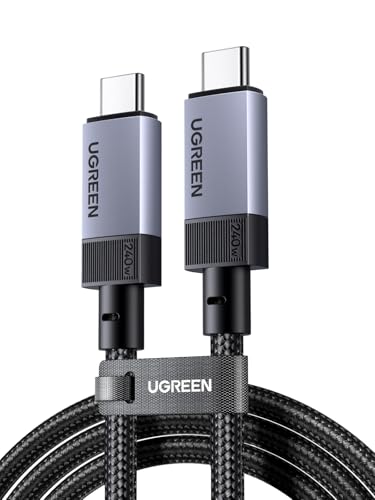 UGREEN 240W PD3.1 USB C Cable USB 3.2 Gen 2 10Gbps, 4K 60Hz Video, 3.3ft | For NVMe SSD, monitor, iPhone 17/16/15, MacBook M5/M4/M3, Galaxy S26/S25/S24, iPad, Dell XPS, Pixel 10/9, Switch and More - size: 3.3FT