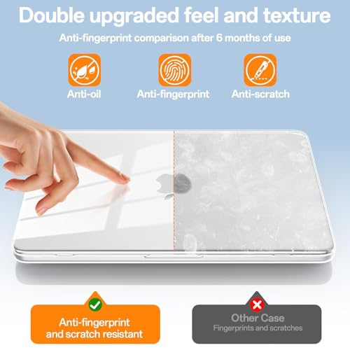 Case Compatible with MacBook Neo 13 inch 2026 (Model A3404), Scratch Resistant Protective Hard Shell Cover, Crystal Clear - color: Crystal Clear