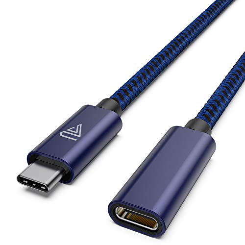USB C Extension Cable 10Gbps USB 3.2 Type C Male to Female | Charging Sync Extender for iPhone 17 16 15 Pixel PSVR2 MacBook Air Pro/New iPad Dell XPS Surface Book 6ft Blue - color: Blue, size: 6ft*1