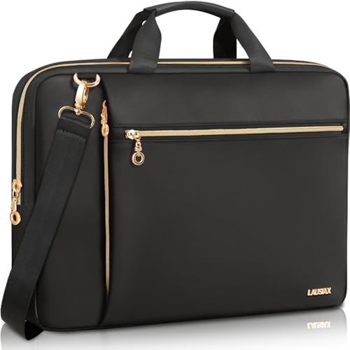 Laptop Bag Case for Women Men Messenger Briefcase Bag, 14 Inch | Compatible with HP Chromebook OmniBook Envy/14 MacBook Pro M5 M4/Dell Pro Inspiron XPS/Lenovo Yoga/Acer/ASUS, Black - color: Black, size: 14 inch