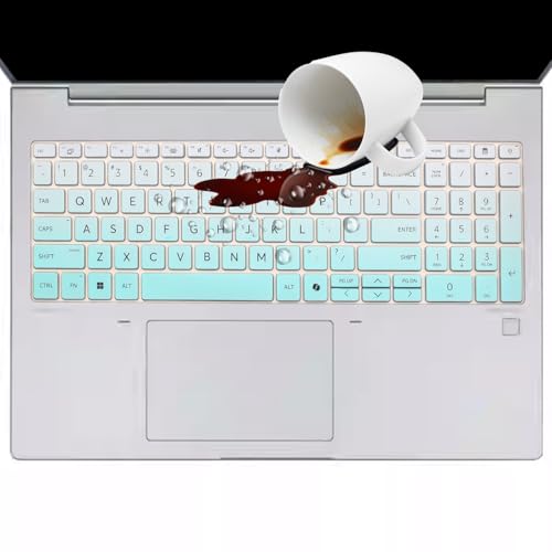 Keyboard Cover for 2025 2024 HP ProBook 460 465 G11 16", HP EliteBook 660 665 G11 16"/EliteBook 460 465G11 16 inch Laptop Accessories Protective Keyboard Cover Skin US Layout-OmbreMint - color: OmbreMint