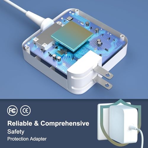85W 60W Adapter L-Tip for Old Mac Book Pro 13/15/17" Before Mid 2012 | Mag-netic 1 charger for Mac Book Pro 13 15 17 Inch (Before Mid 2012 Models), 6.6FT Power Cable