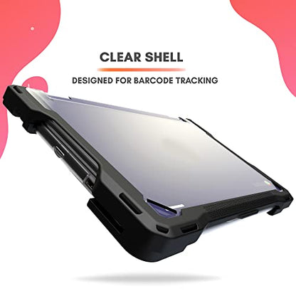 UZBL Case for HP Chromebook x360 11 G4 Education Edition, Clear Rugged Protective Hard Shell Case Cover, Classroom and Student-Proof Protection