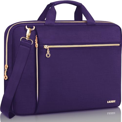 Laptop Bag Case for Women Men Messenger Briefcase Bag, 14 Inch | Compatible with HP Chromebook OmniBook Envy/14 MacBook Pro M5 M4/Dell Pro Inspiron XPS/Lenovo Yoga/Acer/ASUS, Violet - color: Violet, size: 14 inch