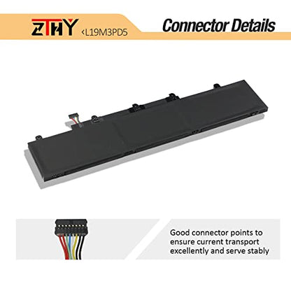 45Wh L19C3PD5 Battery Replacement for Lenovo ThinkPad E14 E15 2nd 3rd 4th | ThinkPad E14 E15 Gen 2 Gen 3 Gen 4 Laptop Battery L19M3PD5 L19D3PD5 L19L3PD5 L20C3PD4 L20L3PD4 L20M3PD4 11.1V 3-Cell 4120mAh - size: 11.50*2.87*0.24inch L19M3PD5