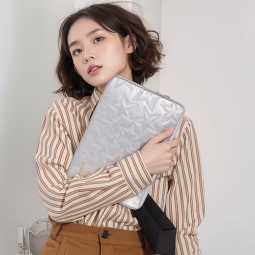 14-inch Sleeve Case for MacBook Pro M5 M4, Surface Laptop Studio 2, ThinkPad E14 Gen 6, IdeaPad 3i, 14.5" XPS 14, Inspiron 14, Yoga Pro 7 Gen 9, HP Laptop Bag Cover, Silver - color: Silver, size: 14 inch / Macbook 14