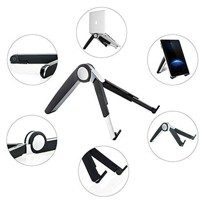 Laptop Stand Adjustable Portable Tablet Holder,Cooling Portable Ventilated Stand,Multifunction Folding Bracket,Ergonomic Desktop Stand Fits Notebooks from 10"-17" and All Tablets