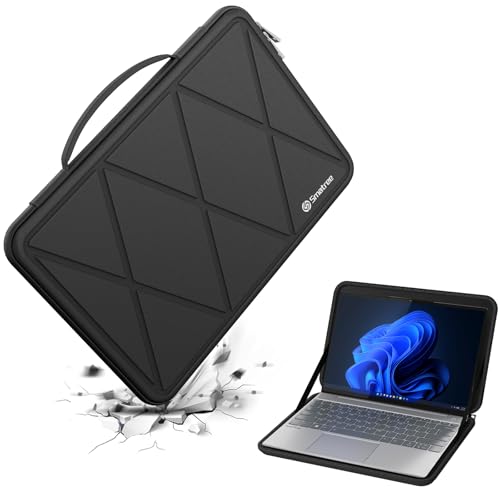 Smatree M49T Hard Protective 14 inch Laptop Case for DELL/Lenovo/HP/ASUS | Compatible for DELL XPS 14/Latitude/Premium, Lenovo IdeaPad/ThinkBook, HP Elite/Elitebook/ProBook, ASUS Vivobook(X8040T) - color: Black, size: 14 inch/M49T/Size:33.5*22.8cm