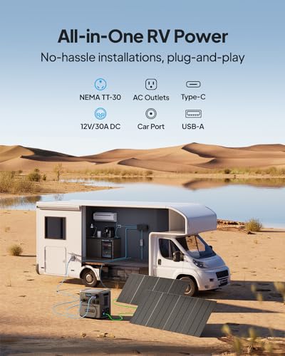 BLUETTI Pioneer 150 (AC240) Portable Power Station, 1536Wh Solar Generator | Expandable to 10136Wh, 2400W LFP Battery, IP65 Water Resistant, 0-80% in 45 Min, Emergency Power for Camping, Home, RV Life - style: BLUETTI AC240