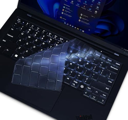 Keyboard Cover Skin for Lenovo ThinkPad X1 Carbon Gen 13 / Gen 12 Laptop | Lenovo Gen 13 12 ThinkPad X1 Carbon 14" Keyboard Protector(NOT fit for ThinkPad X1 Carbon 11th 10th 9th 8th 6th 5th) - color: Clear