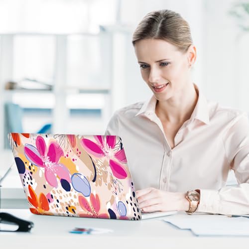 ArtSo Laptop Skin Sticker Decal, 17 17.3inch Laptop Netbook PC Notebook Universal Vinyl Reusable Skin Sticker Cover Personalized Art Case Protector, Flower Abstract - color: Flower Abstract