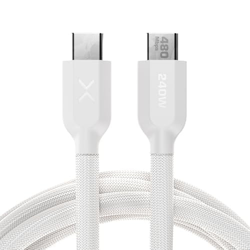 NOCO XGrid XC1: 240W USB-C to USB-C Cable with 3-Foot Durable Design | USB-IF Certified, Smart E-Marker Chip, 480Mbps Data, UltraFlex Braided Nylon & Silicone Jacket, 10,000-Bend Tested