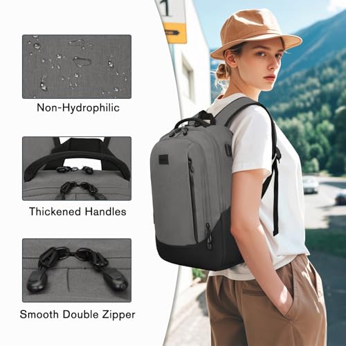Goloni Multi-functional Travel Backpack - color: Light Grey1
