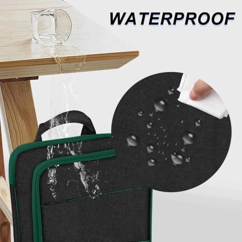 Slim & Expandable Laptop Backpack Water Resistant Backpack Travel Backpack Compatible with MacBook Air/Pro/Neo 13-14 inch, XPS 13/14, Surface 13.5" and Most 13-14 Notebooks，BK01GR01 - color: Bk01gr01, size: 13"-14"