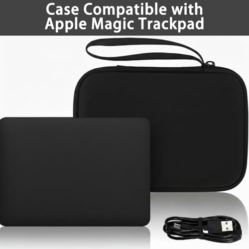 co2CREA Hard Travel Case Replacement for Apple Magic Trackpad (Black Case) - color: Black Case