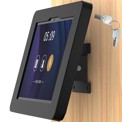 Tablet Wall Mount Compatible with Microsoft Surface Go 1 2 3 4 Anti Theft with Lock Tiltable Adjustable - BSW101BR - color: Black