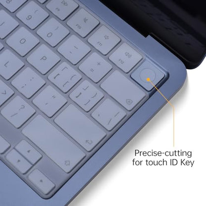 CaseBuy Keyboard Cover Skin for 2026 MacBook Neo 13-inch A18 Pro A3404 | MacBook Neo 13" Accessories Protector, Invisible Protection, Spill & Dust Resistant TPU Protector, US Layout, Clear - size: Macbook Neo 13"(2026 with Touch ID)