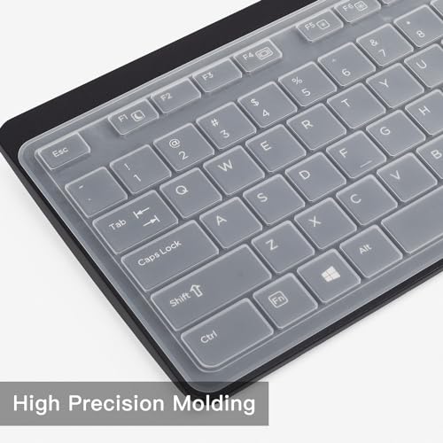 CaseBuy Keyboard Cover For HP USB Slim Business Keyboard KU-1469 SK-2120 KB-1469 803181 And HP EliteOne 800 G4 All-In-One PC, Clear Silicone