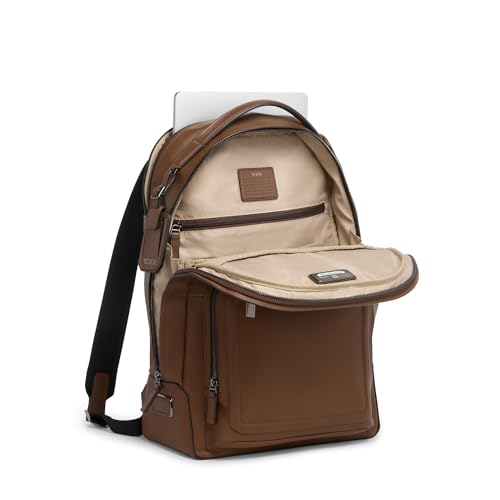 TUMI - Harrison Warren Backpack - 15-Inch Laptop Backpack - Stylish Women's & Men's Backpack for Travel & Business - Cognac Bombe - color: Cognac Bombe