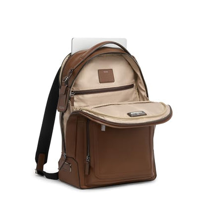 TUMI - Harrison Warren Backpack - 15-Inch Laptop Backpack - Stylish Women's & Men's Backpack for Travel & Business - Cognac Bombe - color: Cognac Bombe
