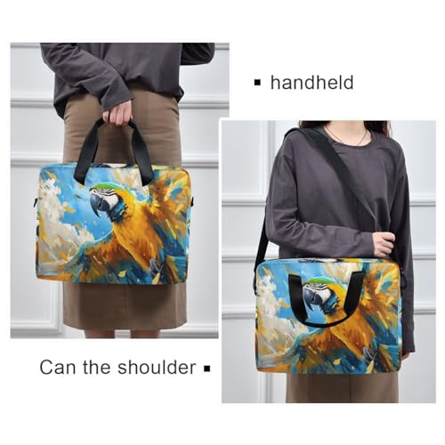 JIPONI Laptop Bag For Women Men, 15.6 16 IN Tote Work bags, Briefcase Messenger Computer Case 01 - color: Multi 8