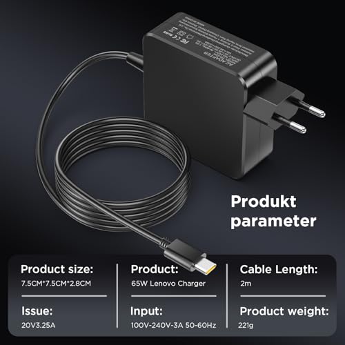 65W USB C Power Adapter，Type C Power PD Wall Fast Charger Compatible with Huawei Matebook,MacBook Pro/Air,Lenovo Chromebook,Dell XPS,HP Spectre,Acer Chromebook and Any Laptops or Smart Phones