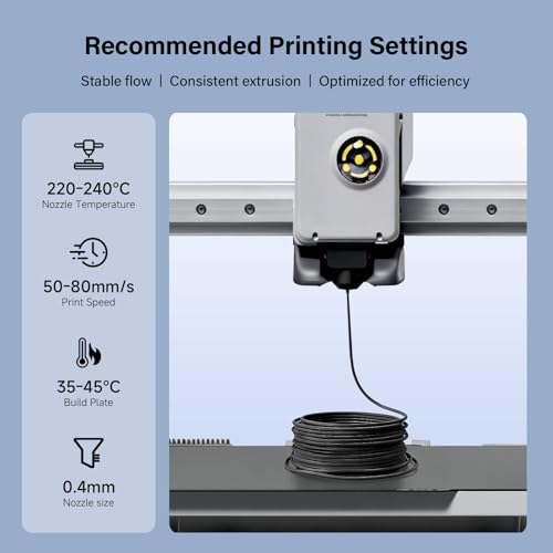 TPU Filament Matte 95A 1.75mm, 1kg - Shore 95A Flexible & Durable TPU, Matte Black，Low-Gloss Matte Finish, Minimal Layer Lines, for Phone Cases, Wearables & Functional Parts - color: Matte Black Tpu