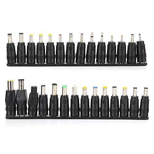 DC Power Adapter, DC Connectors Plug Kit, DC Power Adapter Converter for Laptop, Balance Bikes, Scooters, Wheelchairs