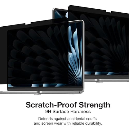 AMAZINGthing for MacBook Air 15" [RADIX MagPrivacy] M5/M4/M3/M2, Magnetic Screen Protector, ±30° Privacy Viewing, Removable Privacy Film, 9H Hardness, 200μm Thin Profile, Reusable with Folder - size: Macbook Air M5 15 inch M5/M4/M3/M2