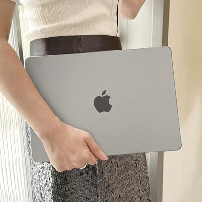Batianda CrystalMist Case for MacBook Neo 13 Inch 2026, Frosted Grey | 4-in-1 Bundle Official Color Matched, Frosted Translucent Shell, Anti-Fingerprint Matte Finish, Slim Lightweight Protection - color: Matte Grey