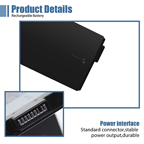 7WNW1 Laptop Battery Replacement for Dell Latitude 7424 5424 5420 Rugged Extreme Series Notebook DMF8C 0DMF8C 11.4V 51Wh 4342mAh Black - size: 5.01*3.40*0.61 inch 7WNW1