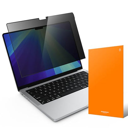 UPPERCASE GhostView Premium Detachable Ultra Thin 2-Way Privacy Screen Protector, Bubble-free Air-ttach Technology, Non-Magnetic, Compatible with 2021+ MacBook Pro 16", M5/M4/M3/M2/M1 Pro/Max - size: MacBook Pro 16" (2021+)