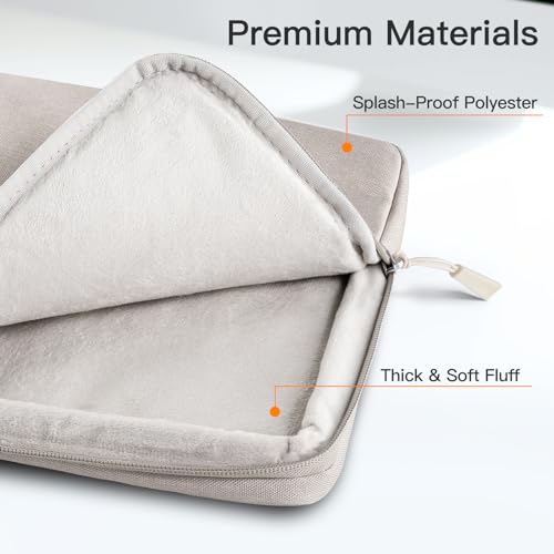 JETech Laptop Sleeve for MacBook Neo (A18 Pro), 14-InchMacBook Air/Pro, MacBook Pro M1-M5 2021-2026, Waterproof Bag Case with Pocket, Compatible with 14 Inch Notebook (Starlight) - color: Starlight, size: 14-Inch