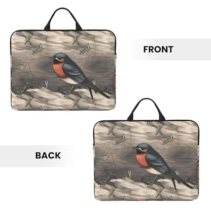 14 Inch Laptop Sleeve Case Waterproof Lightweight Laptop Case Bag Barn Swallow In Graphite Travel Laptop Bags With Handle Briefcase Messenger Bag For Women Men
