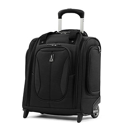 Travelpro Tourlite Softside Lightweight Rolling Underseat Compact Carry-On Upright 2 Wheel Bag, Men and Women, Black, 15-Inch - color: Black