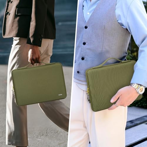 Hard Laptop Sleeve Case for 13.6 Inch MacBook Air M2 A2681 2022-2024 M3/A3113 2024,14inch MacBook Pro 14 M4/M3/M2/M1 Pro/Max A3112 A3401 A3185 A2992 A2918 A2779 2024-2021, Water-Resistant - color: Green