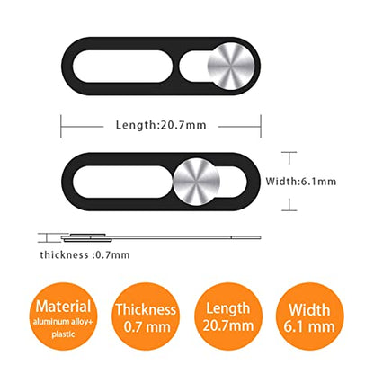 Front Camera Cover,Webcam Cover Compatible for iPhone 14Pro/14 Pro Max,Protect Privacy and Security,Not Affect Face ID, Strong Adhesive-2 Pack-Silver - color: Silver