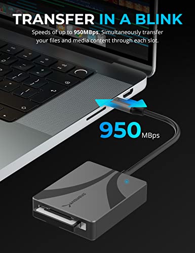 SABRENT USB Type C CFexpress Type B Card Reader [CR-CFXB] - size: CFexpress Type B Reader